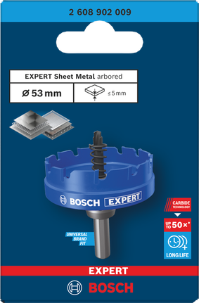 Bosch53 毫米 EXPERT 金属板轴孔锯。.